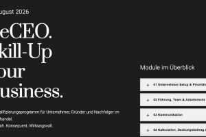 Anmeldung läuft: Website von BeCEO