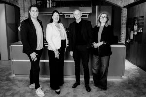 Die neue Geschäftsleitung der Baumann Group: Kai Menke, Sabine Brockschnieder, Michael Assner, Hélène Bangert