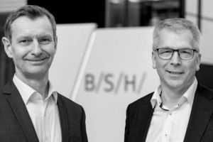 Lars Schubert (COO BSH) und Eike Brünger (Salzgitter)