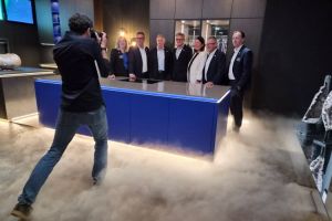 Baumann-Geschäftsleitung mit Inhaber: Hélène Bangert, Kai Menke, Michael Assner, Delf Baumann, Sabine Brockschnieder, Martin Schockwitz, Thomas Breder