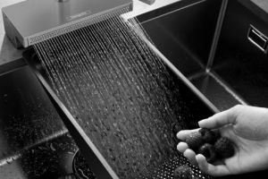 Strahl im flachen Winkel, Foto: Hansgrohe