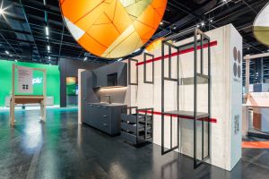 Rethinkkitchen auf der Interzum, Foto: Constantin Meyer