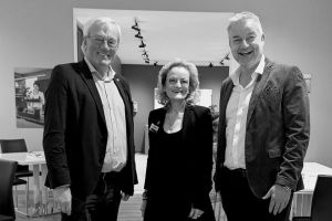 Begegnungen in Rödinghausen: Franz Bahlmann, Heidrun Brinkmeyer, Frank Schlangenotto
